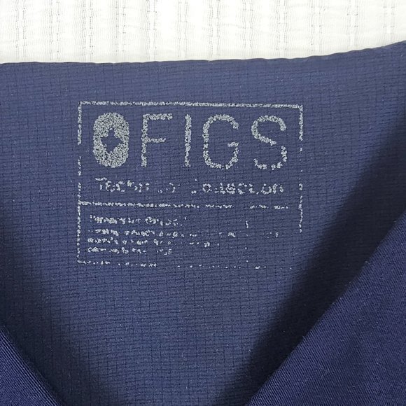 FIGS technical collection Navy‎ Blue Scrub Top See Desc. Measurements - Picture 7 of 8
